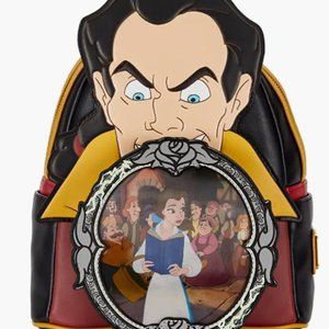 Loungefly Disney Villains Scene Gaston Mini Backpack